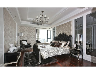 裝潢裝飾工程案例圖片展示臥室與客廳裝飾風格